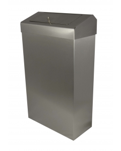 Brushed Stainless 30Ltr Sanitary Wastebin - PL72MBS