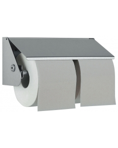 Chrome / Nickle Plated Stainless Steel Double Toilet Roll Holder - DP2109 - WP149