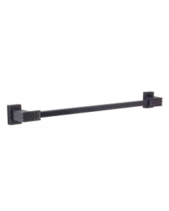 Black Lattice Towel Bar