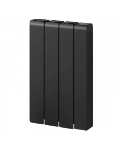 Aron Wifi Electric Panel Radiator H570 x W360mm - Black Aluminium