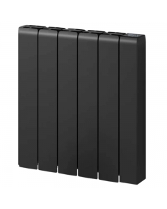Aron Wifi Electric Panel Radiator H570 x W540mm - Black Aluminium