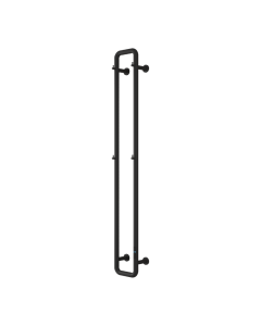 Prestige Pelmo Matt Black Towel Rail 1500mm x 200mm - EPLOK