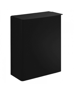 Prestige Sanitary Waste Bin With Lid - 4 Litres Smooth Matt Black