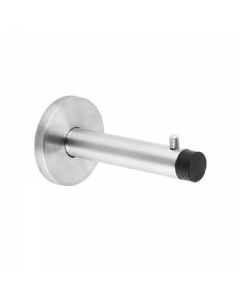 Coat Hook Door Stop Solid Stainless Steel 90mm