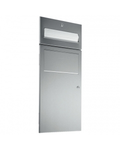 Paper Towel and Bin Combination Unit Recessed Prestige