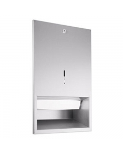 Paper Towel Dispenser Recessed Chrome Nickel Prestige