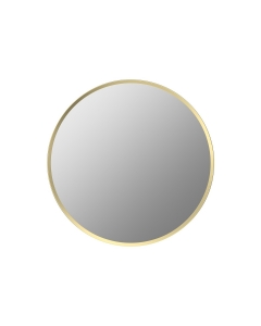 Yorvik Round Mirror - Brushed Brass 600mm-CNPW106260
