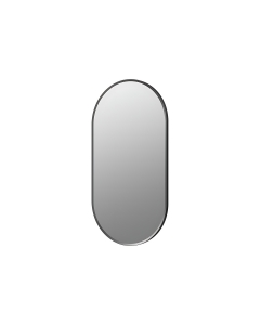 Yorvik Oblong Mirror - Matt Black 800mm x 400mm CNPW106266
