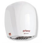 White Aluminium Airforce Hand Dryer 1.1kW ide/front view on a white background - BC0323