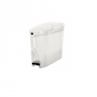 Prestige White Pedal Operated Feminine Hygiene Bin - 20L