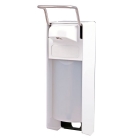 Prestige White Metal Short Lever Soap Dispenser 1000ml - 8040