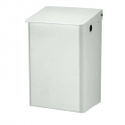 Prestige White Metal 15 Litres Wall Mounted Bin - ME8225