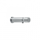 Satin Stainless Steel Panel Mounted Soap Dispenser image on a white background - WP194