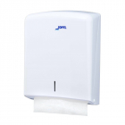 White Plastic Paper Towel Dispenser