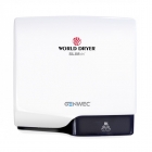 Genwec World Dryer Slimdri Hand Dryer - White front image on a white background - GW01030200