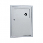 Recessed Sanitary Bin 4.5L Bobrick image on a white background - B353