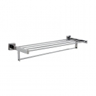 Surface-Mounted Towel Shelf with Towel Bar