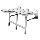 Bobrick Bariatric Folding Shower Seat with Legs Right