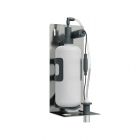 Dolphin Behind Mirror Soap Dispenser Chrome 1000ml white background BC634