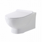 Scudo Belini Rimless Wall Hung Pan and Soft Close Seat Plain Image