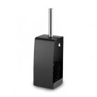 Prestige Ecoline Toilet Brush Set and Holder - Matt Black
