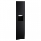 Bobrick Recessed Waste Receptacle and Paper Towel Combination Unit - Matt Black - B3803.MBLK