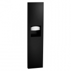 Bobrick Recessed Paper Towel Dispenser and Waste Receptacle 24L- Matt Black