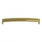 Prestige 170mm Brushed Brass Chunky D-Shape Handle close up image - CNPW106213
