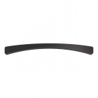 Prestige Matt Black 170mm Bow Handle front view - CNPW106218