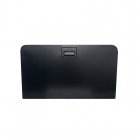 Safe Hands Horizontal Wall Mounted Baby Changing Unit Smooth Matt Black front image - BABN33SMB