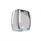 Genwec 900W E-flow Aluminium Polished Chrome Hand Dryer front image of hand dryer on a plain white background - GW01120202
