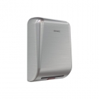 Genwec 1kW Exo Brushed Stainless Steel Hand Dryer image of  side/front view on a white background - GW01210401
