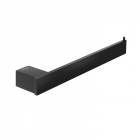 Genwec Pompei Matt Black Single Rail Towel Rack
