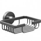 Genwec Nimbus Stainless Steel Soap Basket Brushed Metal
