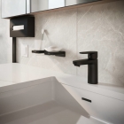 Hansgrohe Vernis Blend Single Lever Basin Mixer 100 - Matt Black In Situ