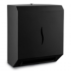 Prestige Ecoline Touch Free Paper Hand Towel Dispenser - Matt Black side image - E-HTF/MBK