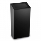 Prestige Ecoline Push Lid 50L Waste Bin - Matt Black