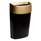 Myriad Matt Brass / Black Wall Mounted Waste Bin 25L  - 6WB-MBR