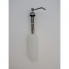 Prestige Vanity Top Chrome Soap Dispenser 1000ml 100mm Spout attached to bottle - 03101B