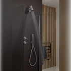 JTP Florence Lumen Polished Chrome Shower Head in situ - LU4SHCH