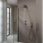 JTP Florence Lumen Brushed Bronze Shower Head in situ image - LU1SHBRZ