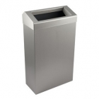 SYNERGISE Brushed Stainless Chute Style 30 Litre Wastebin