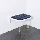 Wall Mounted Padded Shower Seat With Legs - NS.DSS3