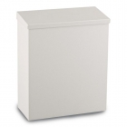 Prestige Ecoline White Gloss 7Litre Feminine Hygiene Bin image - E-7WFH/WH
