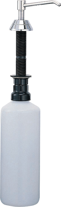 Inox Vanity Top Polished Stainless Steel Soap Dispenser 1000ml - NF3101