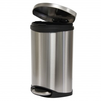 Pedal Bin Soft Close Stainless Steel 10ltr - 5060392672228