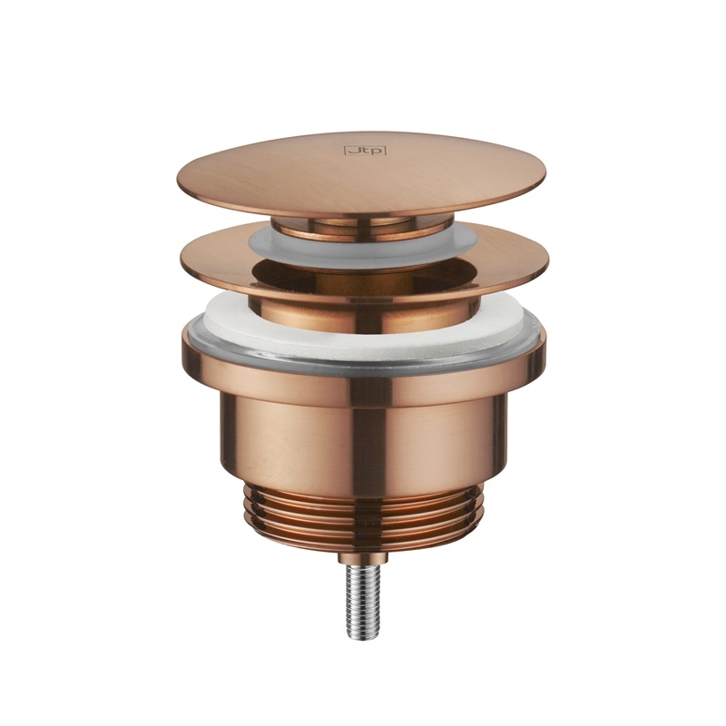 JTP Vos Universal Basin Waste - Brushed Bronze close up image - 21709SUNBRZ