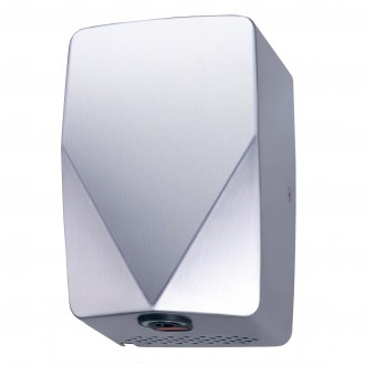 V-Dry Compact Hand Dryer Brushed Stainless Steel 1350W