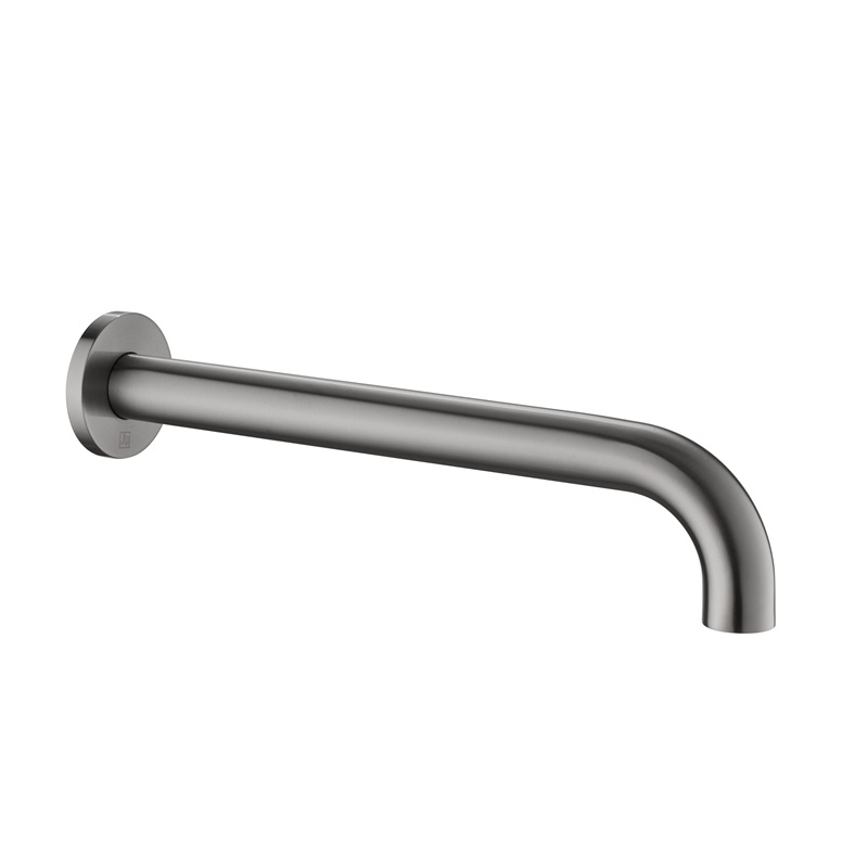 JTP Vos Brushed Black Single Shower Head image on a white background - 2777400BBL