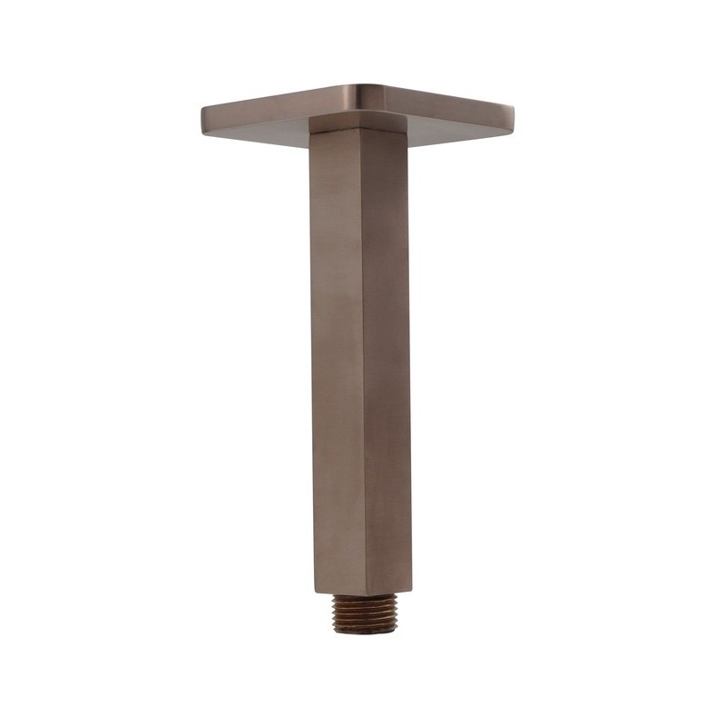 JTP Brushed Bronze 150mm HIX Ceiling Shower Arm image close up - 31218BRZ